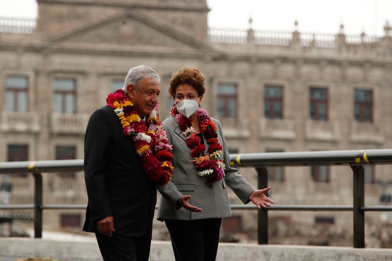 AMLO y Rousseff reivindican el legado de la gran Tenochtitlan