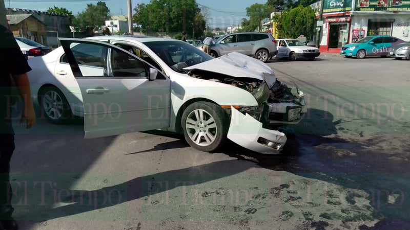 Accidente en el centro de Monclova