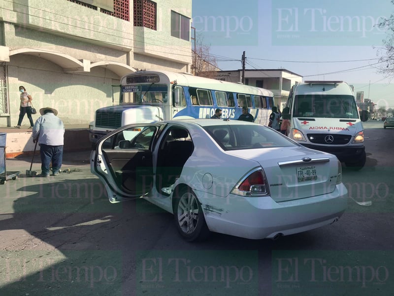 Accidente en el centro de Monclova