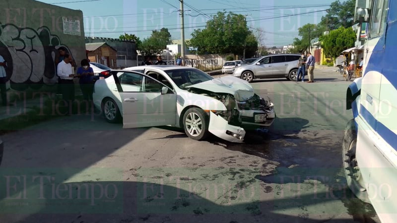 Accidente en el centro de Monclova