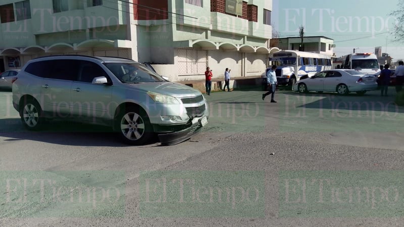 Accidente en el centro de Monclova