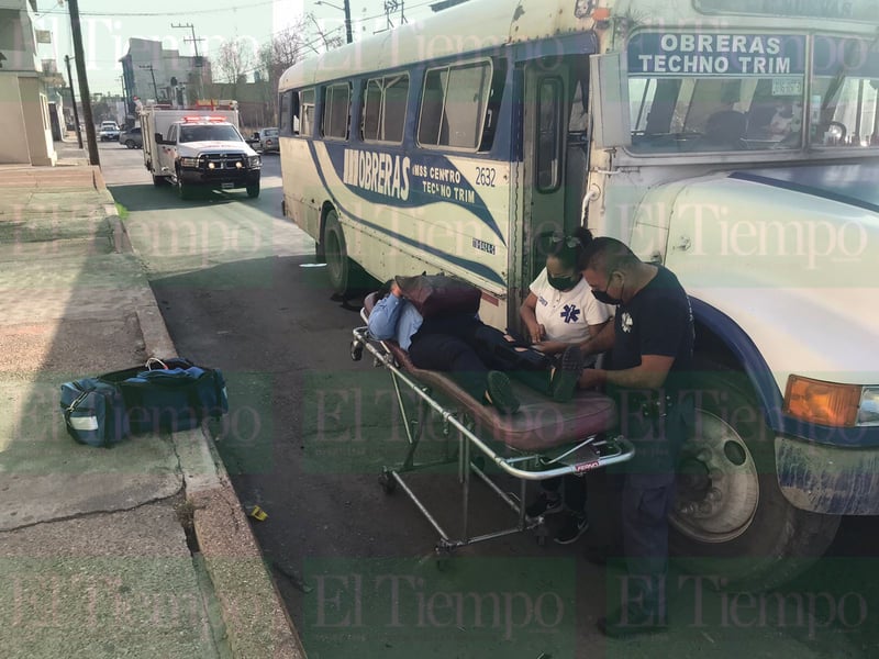 Accidente en el centro de Monclova