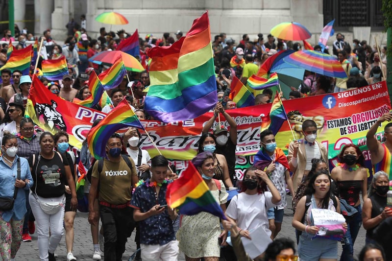 Marcha LGBTTTIQ+ en CDMX