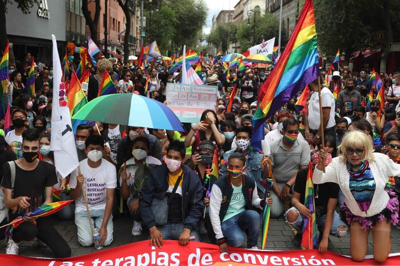 Marcha LGBTTTIQ+ en CDMX