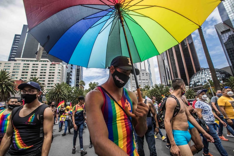 Marcha LGBTTTIQ+ en CDMX