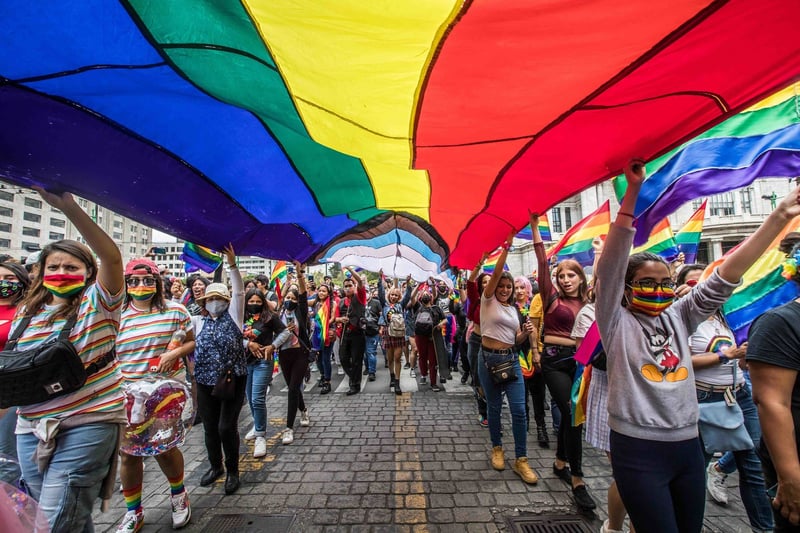 Marcha LGBTTTIQ+ en CDMX