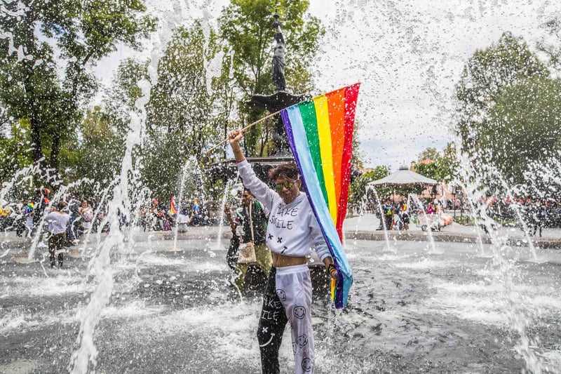 Marcha LGBTTTIQ+ en CDMX