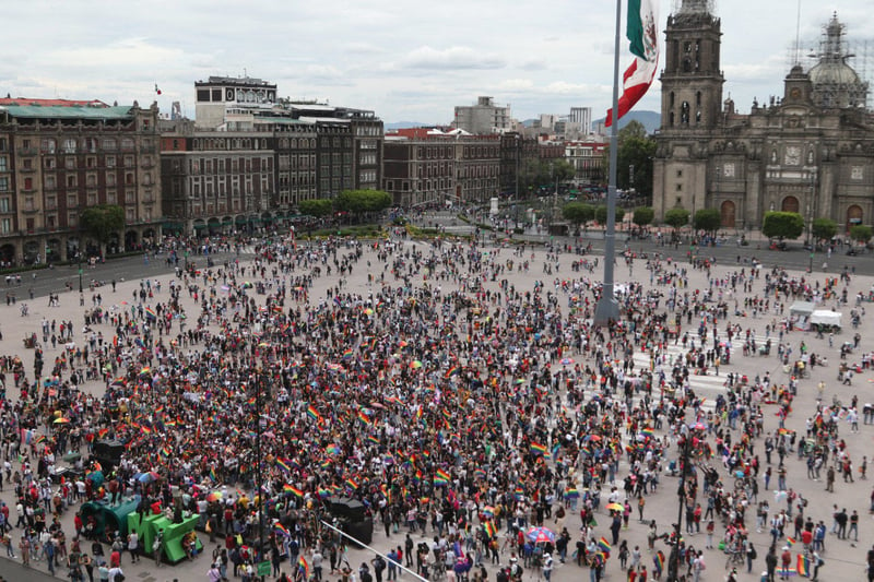 Marcha LGBTTTIQ+ en CDMX