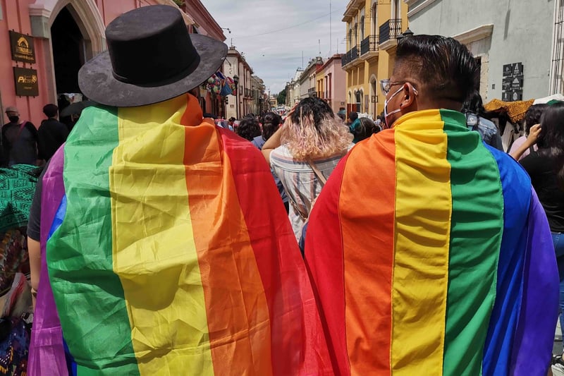 Marcha LGBTTTIQ+ en Oaxaca 