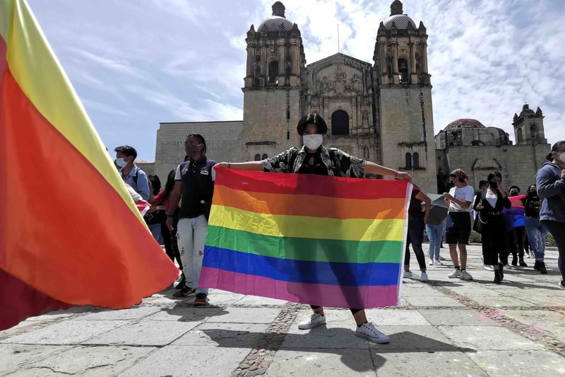 Marcha LGBTTTIQ+ en Oaxaca 