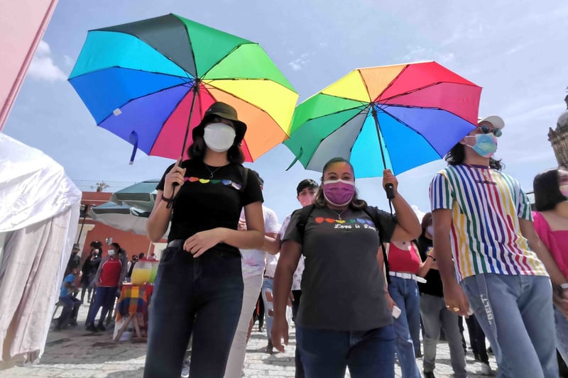 Marcha LGBTTTIQ+ en Oaxaca 