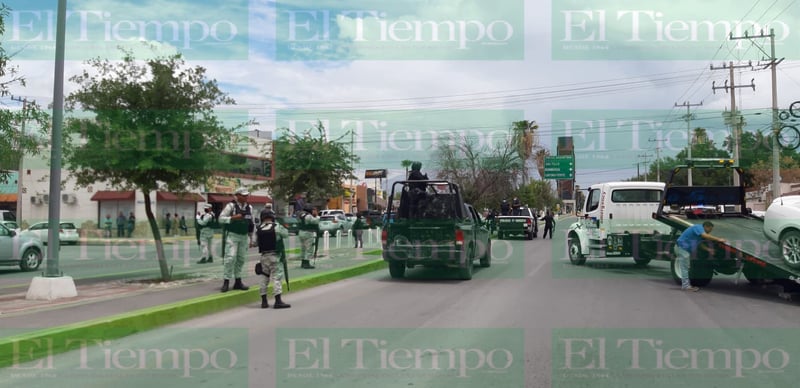 Se registra fuerte balacera en el Bulevar Madero de Monclova