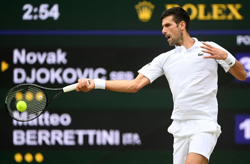 Djokovic gana en su Wimbledon