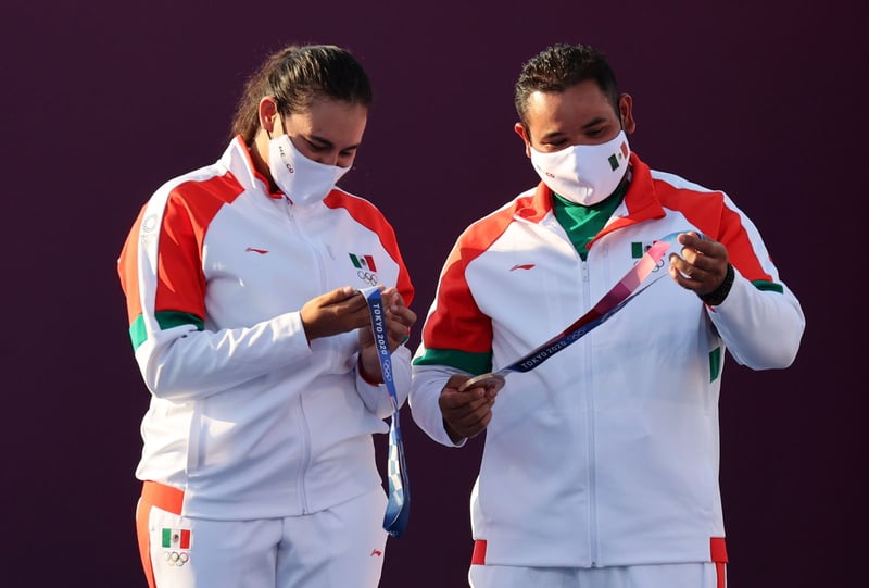 México logra su primera medalla en los Juegos Olímpicos de Tokio 2020 en tiro con arco