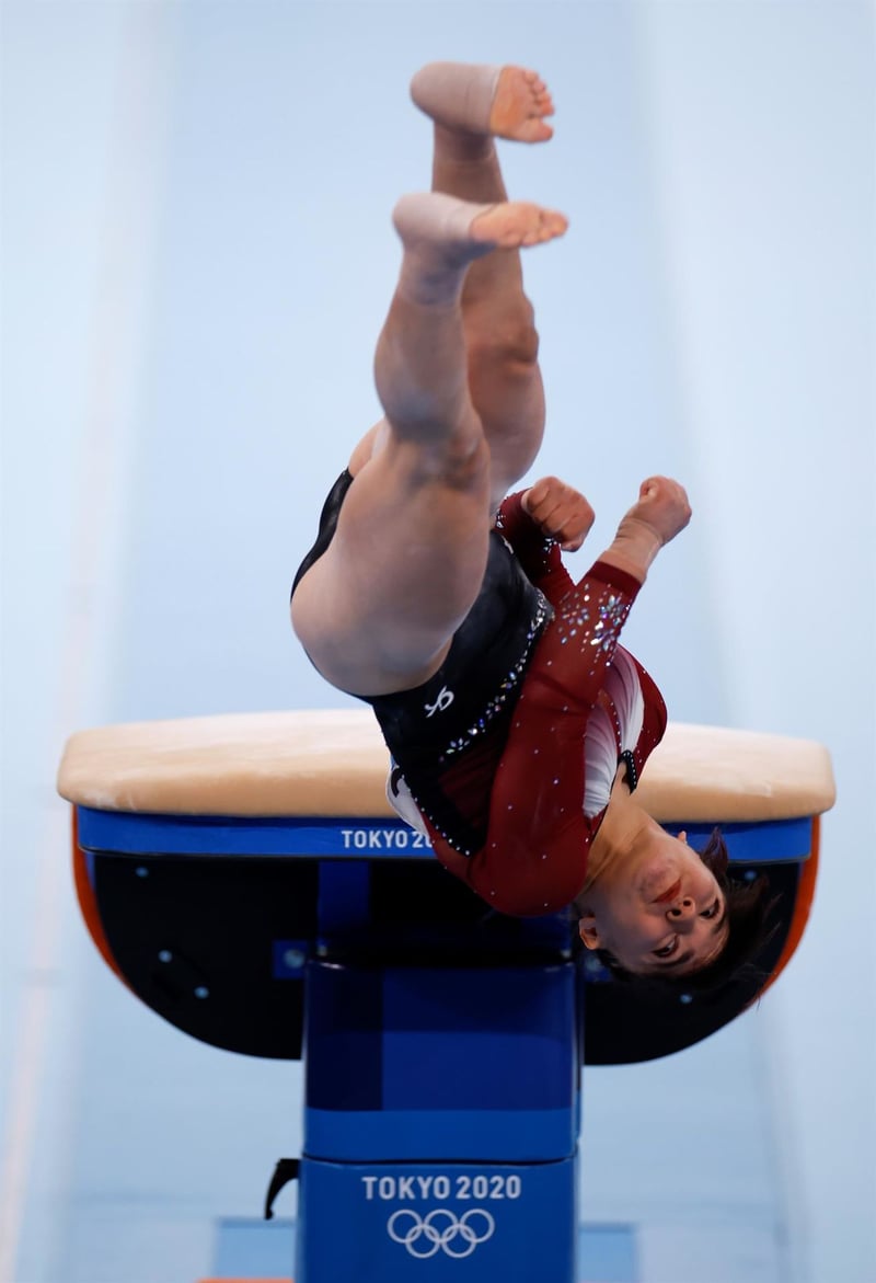 Alexa Moreno clasifica a la final de salto de caballo