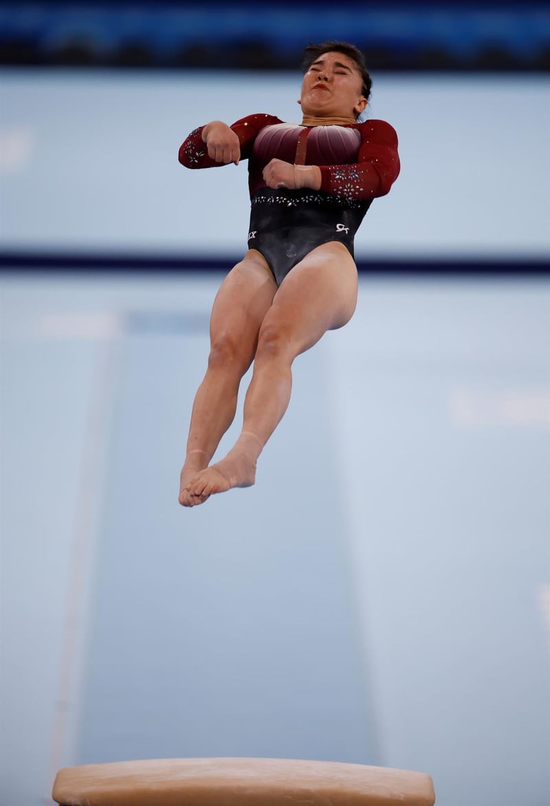 Alexa Moreno clasifica a la final de salto de caballo