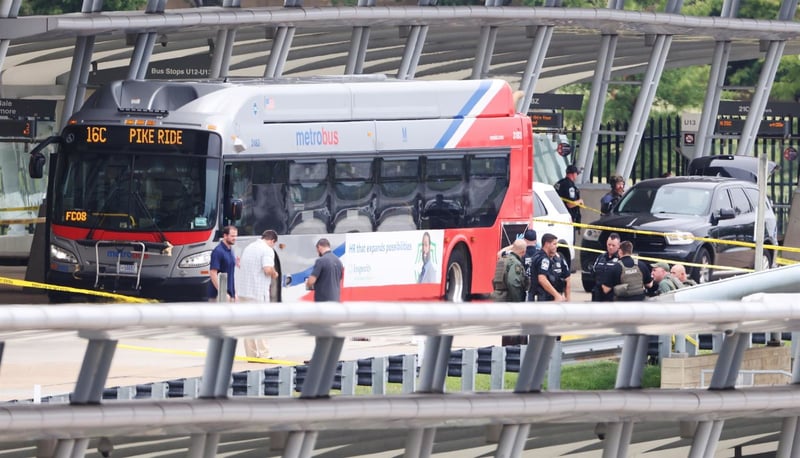 Zona del tiroteo en el Pentágono 