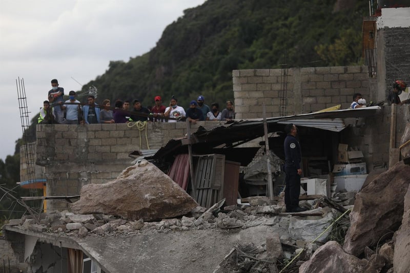 Deslave en el Cerro del Chiquihuite: Reportan un muerto y al menos 10 personas desaparecidas