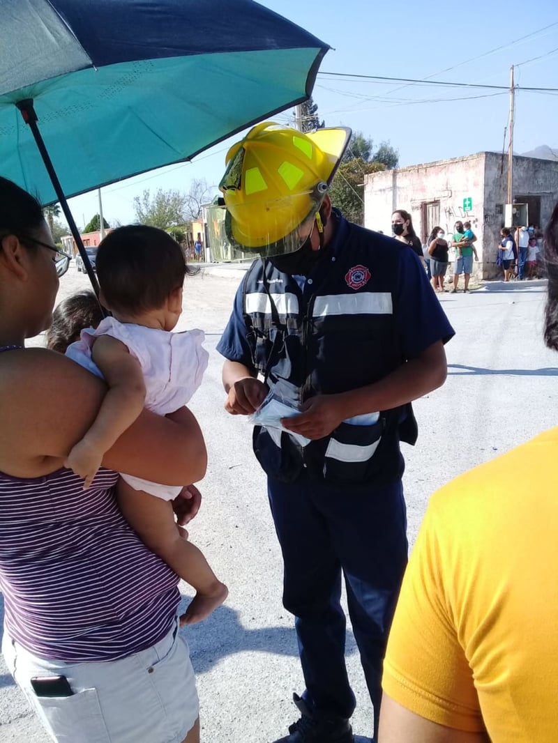 Evacuan a 50 familias del fraccionamiento Calderón por simulacro en AHMSA