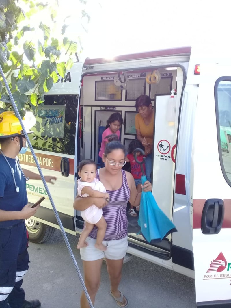 Evacuan a 50 familias del fraccionamiento Calderón por simulacro en AHMSA