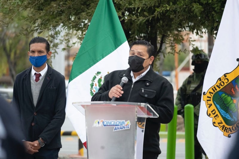 Acto cívico en Monclova 