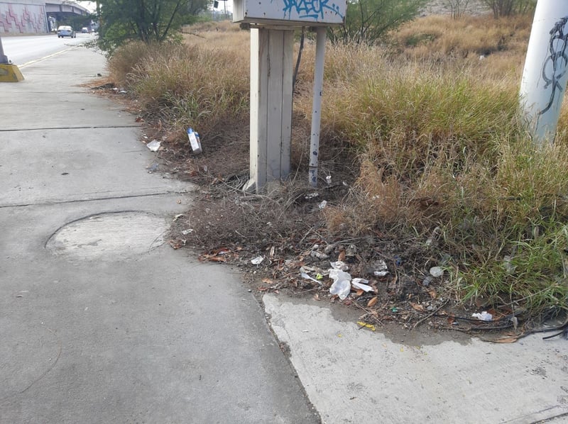 Las lluvias ocasionan acumulación de basura en calles de Monclova