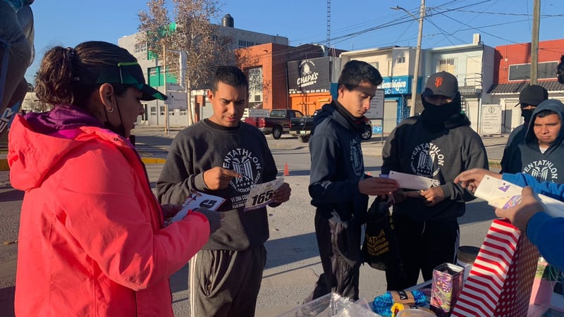 Carrera 3k en beneficio a Luis Cruz en Monclova 