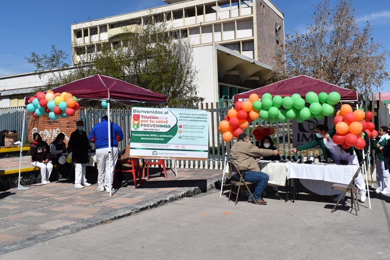 IMSS de Monclova realiza Triatlón para prevenir enfermedades 