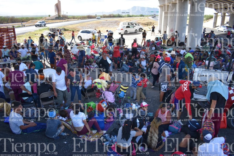 Migrantes, a 380 kilómetros de llegar a la frontera con Estados Unidos