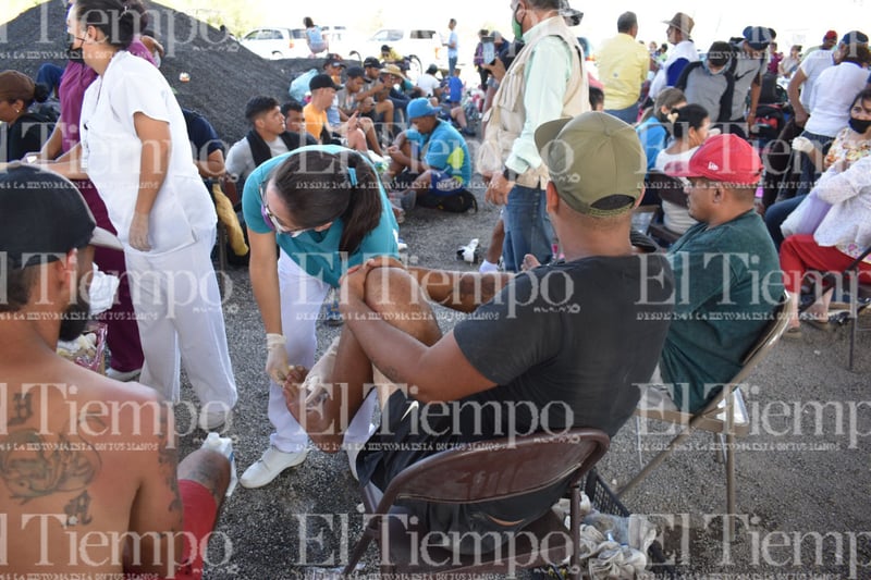 Migrantes, a 380 kilómetros de llegar a la frontera con Estados Unidos