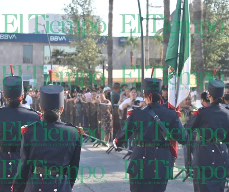 Institutos educativos realizan el tan esperado desfile del 16 de septiembre en Monclova 