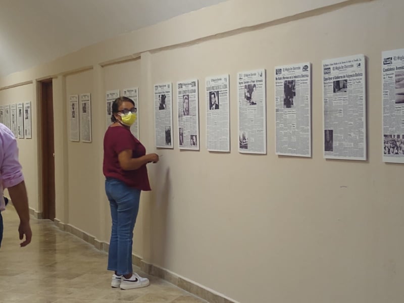 Exposición de 100 años en portada de El Siglo de Torreón llega a Piedras Negras