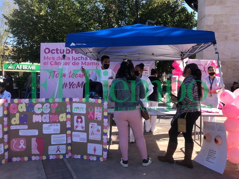 Feria de la Salud en Plaza Principal de Monclova