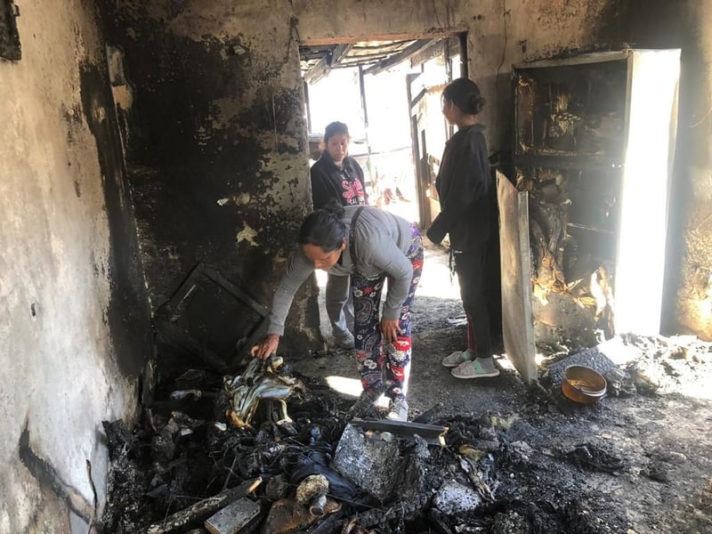 Familia González pierde todo en incendio de casa habitación en la colonia Guerrero 