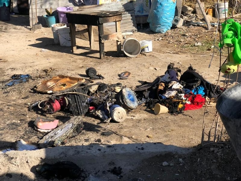 Familia González pierde todo en incendio de casa habitación en la colonia Guerrero 