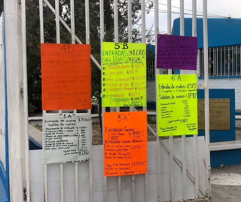 Padres de familia cierran escuela Ford exigiendo la destitución de la Directora