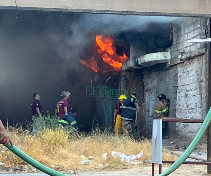 Devastador incendio en la central de dulces de Ciudad frontera