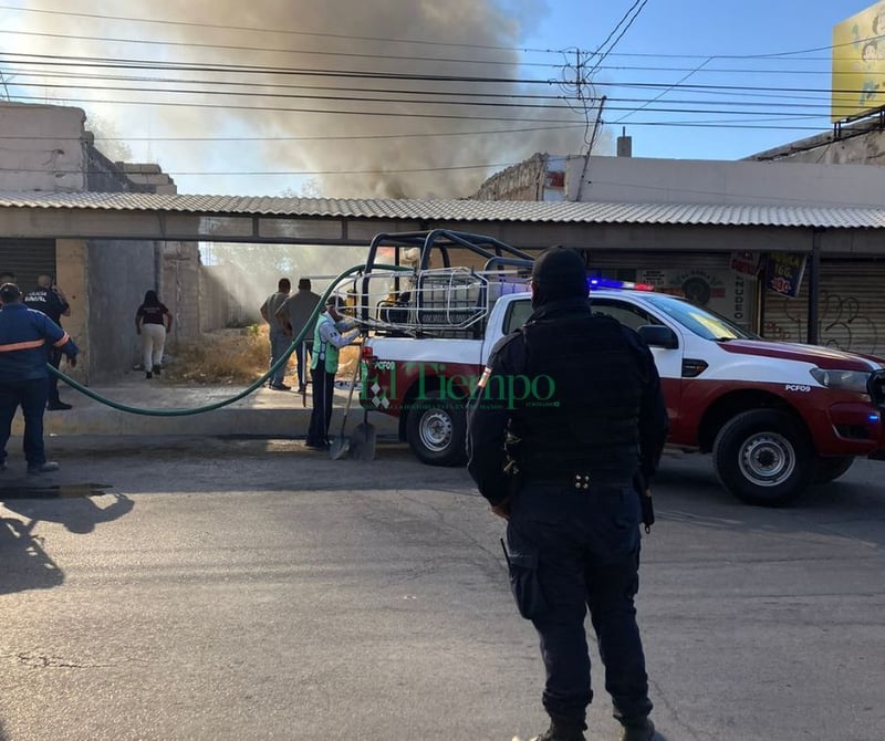 Devastador incendio en la central de dulces de Ciudad frontera