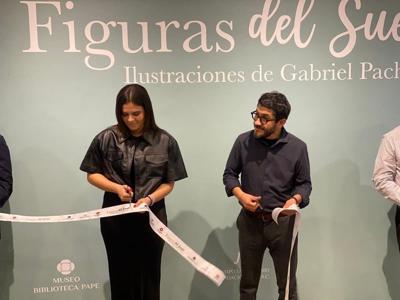 Gabriel Pacheco por primera vez presenta sus 70 ilustraciones