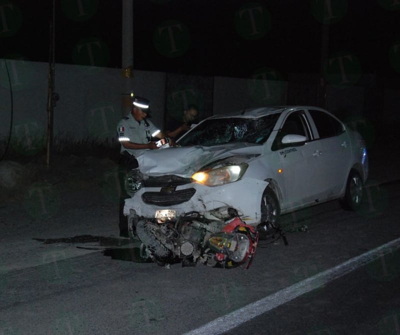 Joven motociclista pierde la vida tras ser arrollado por un vehículo en la 57