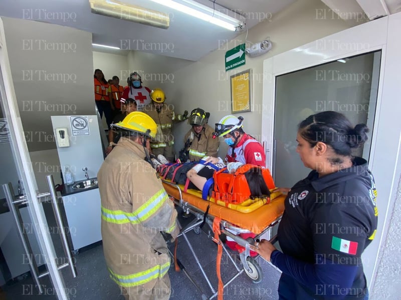 Simulacro de incendio en UANE