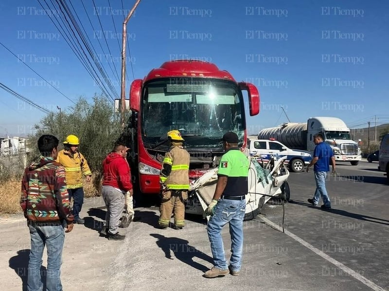 Estudiante de enfermería pierde la vida tras brutal choque contra autobús en Castaños 