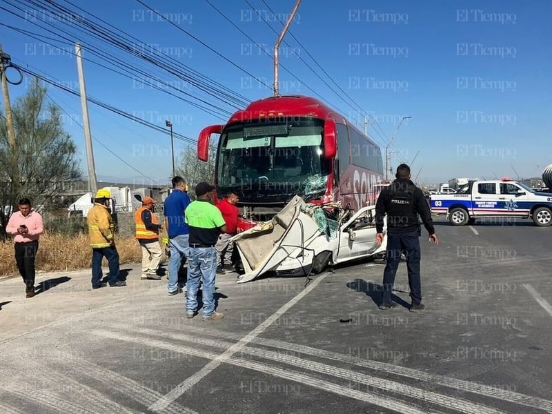 Estudiante de enfermería pierde la vida tras brutal choque contra autobús en Castaños 