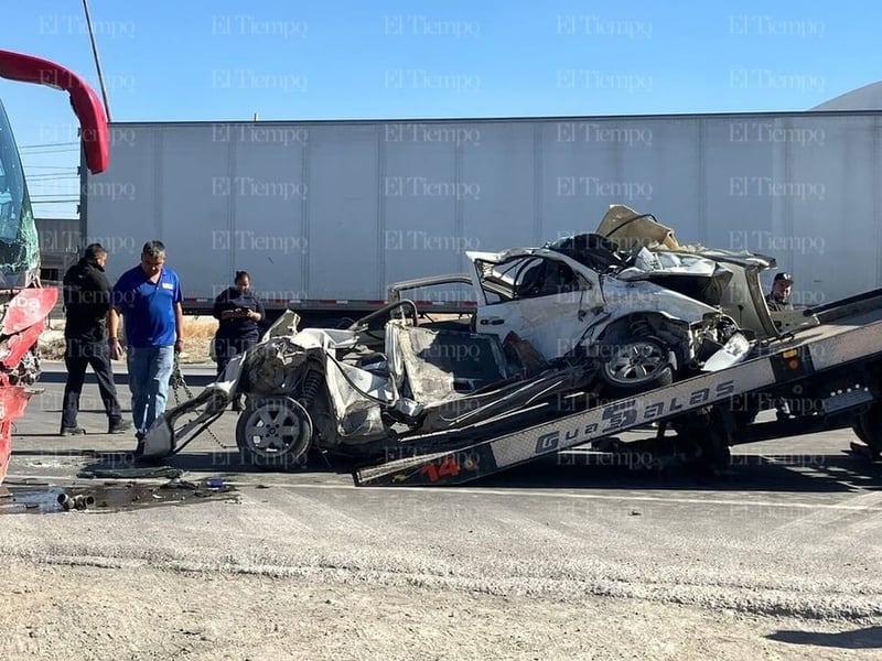 Estudiante de enfermería pierde la vida tras brutal choque contra autobús en Castaños 