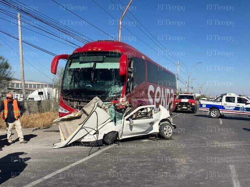 Estudiante de enfermería pierde la vida tras brutal choque contra autobús en Castaños 