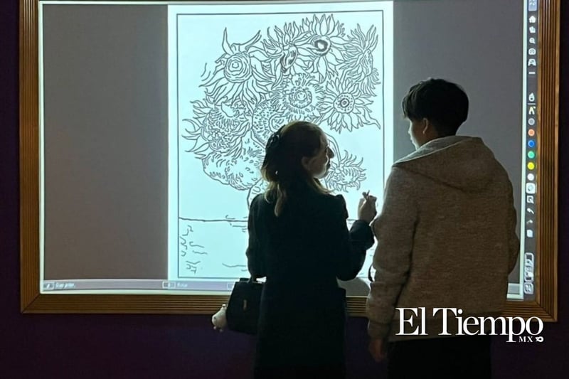 Exposición Van Gogh Dreams cautiva a los monclovenses desde su primer día