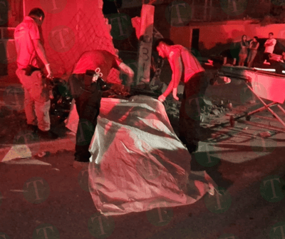 Motociclista pierde la vida en impactante accidente en Monclova 