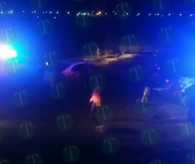 Suegro con machete a punto de decapitar a yerno en Frontera