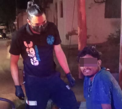 Indigente comió desperdicios y 'se le soltó el tigre'