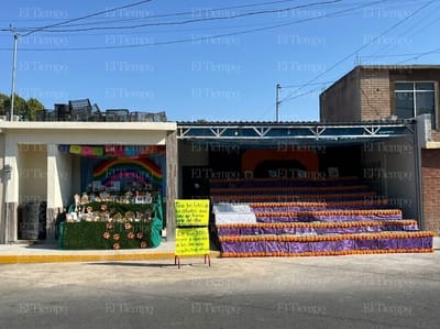 El gran altar de muertos que coloca la familia Martínez en Monclova